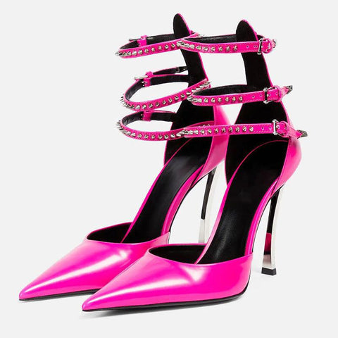 Pointed Patent Leather  Shoes