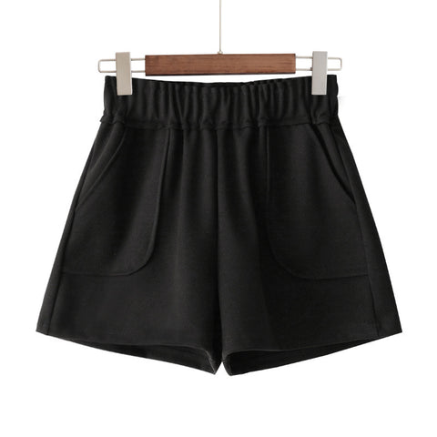 Women's High Waist Wide Leg A-line Boots Shorts