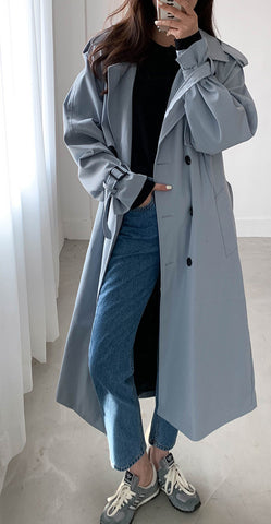 Women's Mid-length Windbreaker jacket
